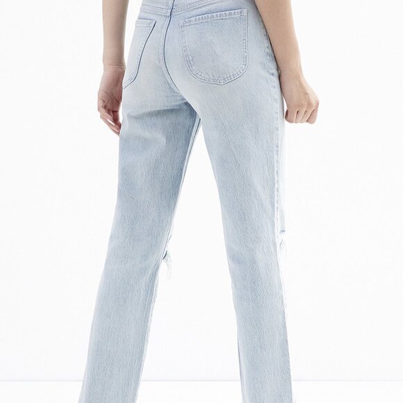 PacSun Light Indigo Distressed Dad Jeans Size 27 - Picture 2 of 8